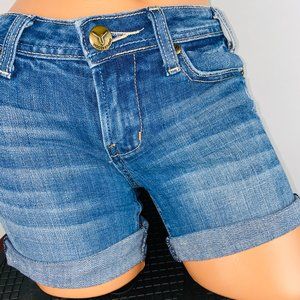 Vigoss Studio The Ritz Cuffed Jean Shorts 0 25